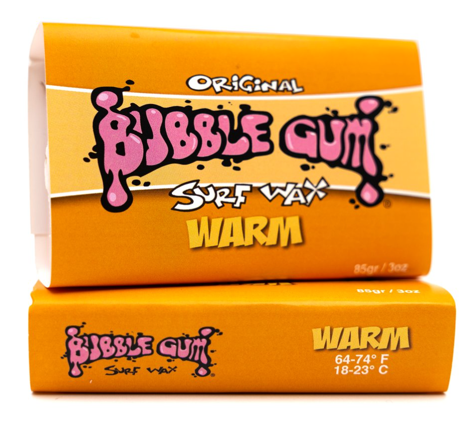 Bubble Gum "Original Formula" Surf Wax - Warm - 64°- 74°