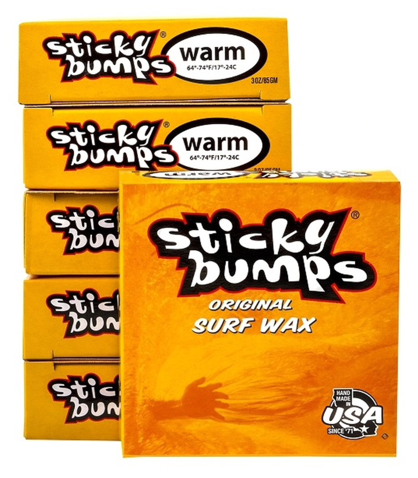 Sticky Bumps Warm 64°F to 74°F