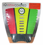 Stay Covered Decoy 1 piece Traction Pad Rasta Stripe