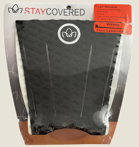 Stay Covered Flat Wedge 3 Piece Traction Pad Black